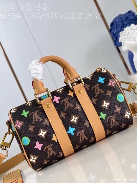 Official oldcobbler LOUIS KEEPALL VUITTON 25 BANDOULIÈRE 0705